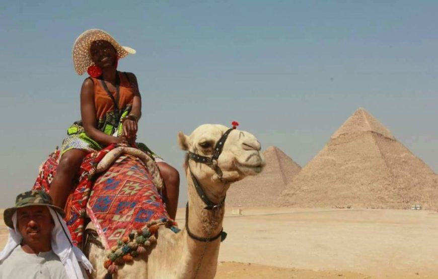 Giza pyramids & Sphinx & thirty minutes Camel ride included