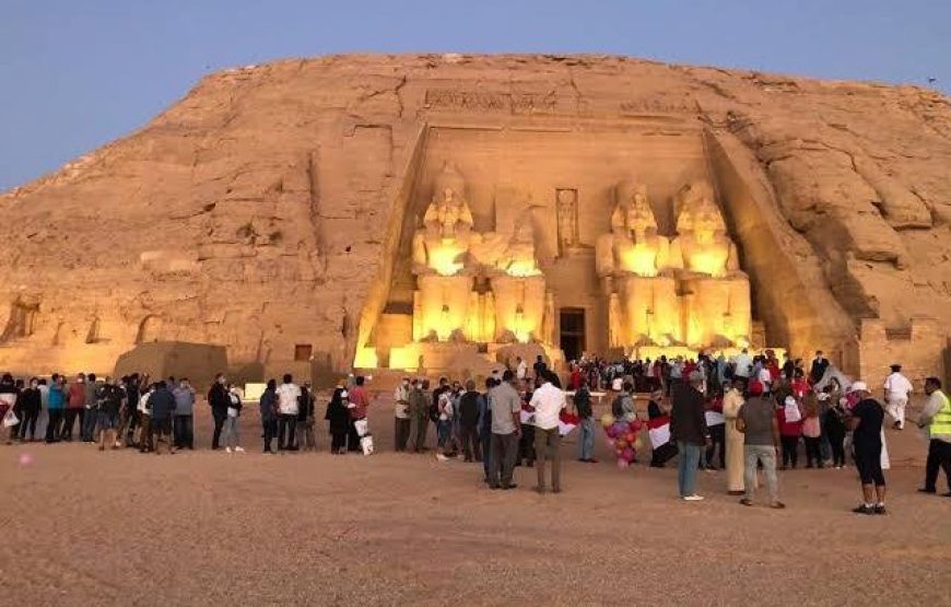 Abu Simble Temples from Aswan by Flight