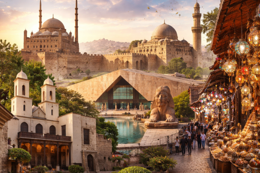 Cairo Civilization Tour – NMEC, Salah El-Din Citadel & Old Cairo Religious Complex