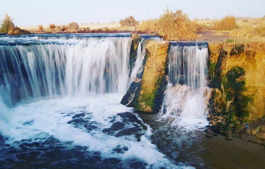 Fayoum Adventure Tour – Wadi El Hitan, Waterfalls, Sandboarding & Tunis Village