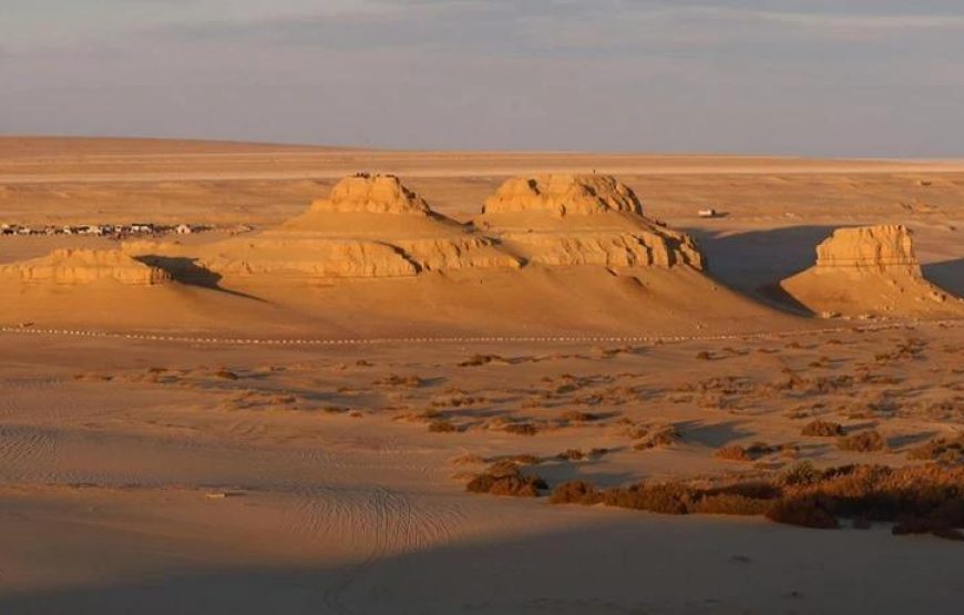 Fayoum Adventure Tour – Wadi El Hitan, Waterfalls, Sandboarding & Tunis Village