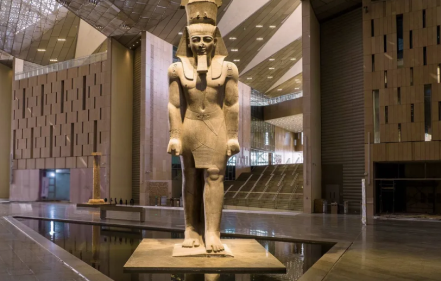 The Majestic Giza Pyramids & the Grand Egyptian Museum